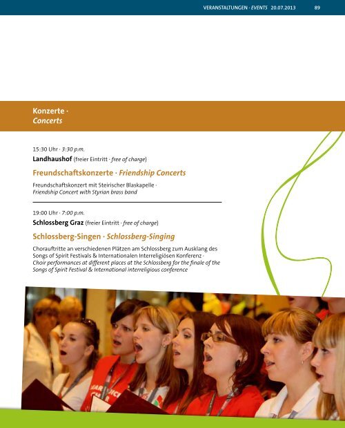 European Choir Games Graz 2013 - Program Book