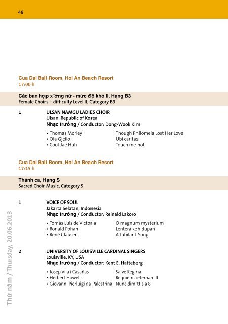 Hội An 2013 - Program Book