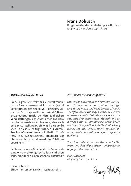 Linz 2013 - Program Book