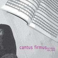 Rilana Cadruvi - cantus firmus surselva