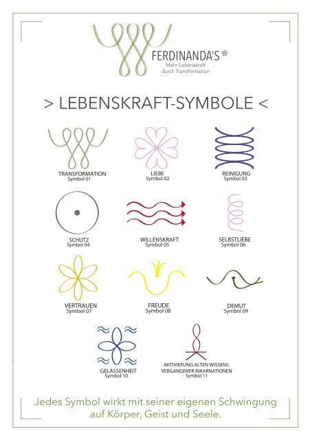 Lebenskraft-Symbole