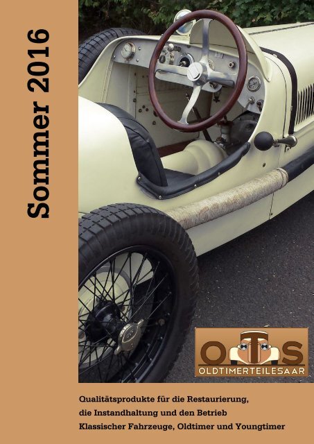 O.T.S. Gesamtkatalog Sommer 2016