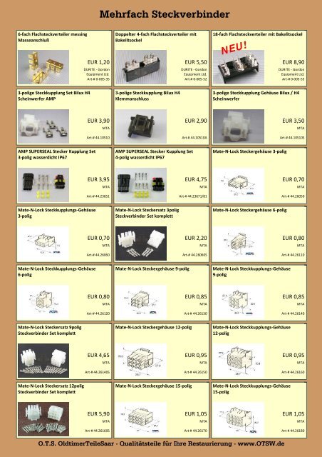 O.T.S. Gesamtkatalog Sommer 2016