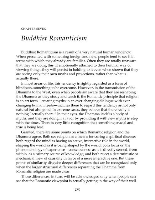 Buddhist Romanticism