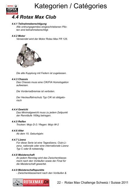 Rotax DD2 Club - Karting.ch