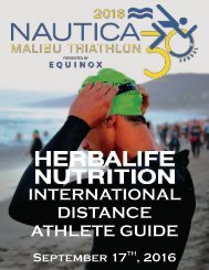NMT International Distance Athlete Guide