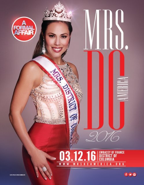 Mrs. DC America 2016 Program Book