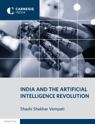 INDIA AND THE ARTIFICIAL INTELLIGENCE REVOLUTION