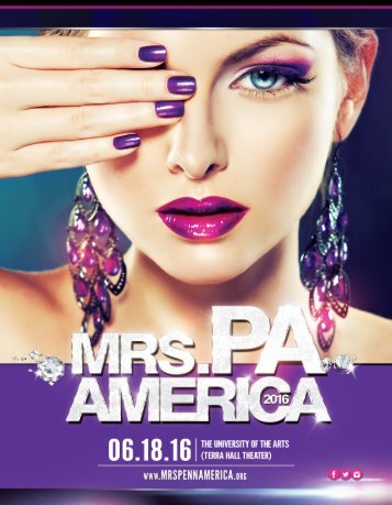 Mrs. Pennsylvania America 2016 Program Book