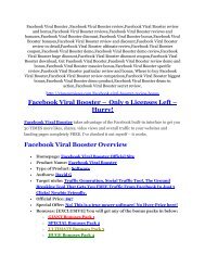 2Facebook Viral Booster Review-(FREE) $32,000 Bonus & Discount