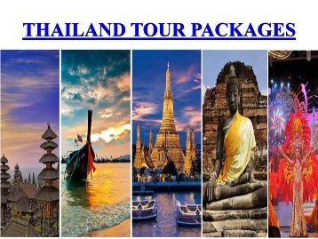 Most visited Places to Thailand tour Packages