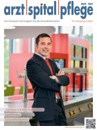 arzt|spital|pflege Ausgabe 3/2016