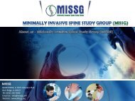About Us - Minimally Invasive Spine Study Group (MISSG)