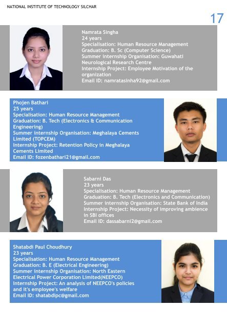 MBA PLACEMENT BROCHURE  2017