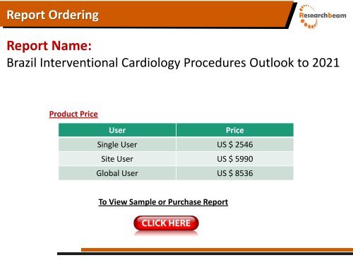 Brazil Interventional Cardiology Procedures Outlook to 2021