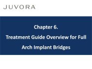 Chapter 6. Treatment Guide Overview for Full Arch Implant Bridges