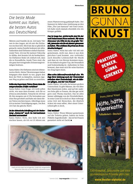 2016-02: TOP Magazin Dortmund | SOMMER