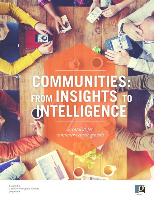 Communities: From Insights to Intelligence