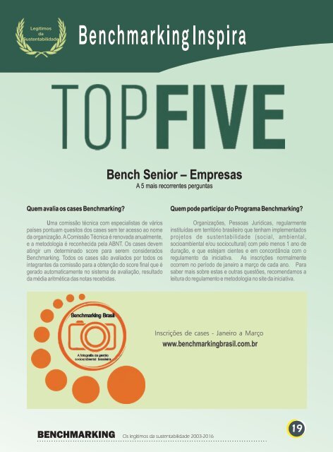 Magazine Benchmarking - Learning from best practices. 12th edition