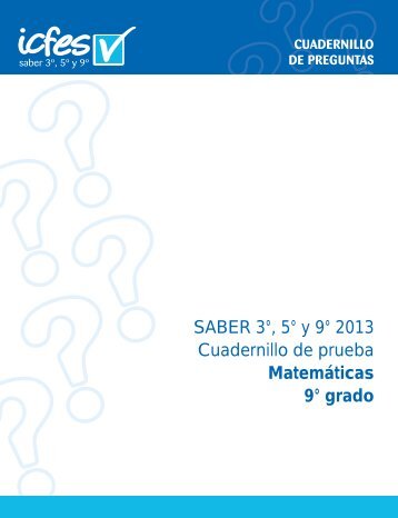 Matematicas 9° 2013