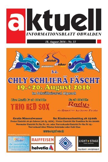 Aktuell Obwalden 33-2016