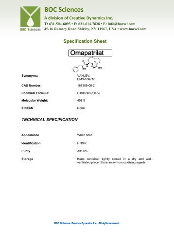 Spec-Omapatrilat 167305-00-2