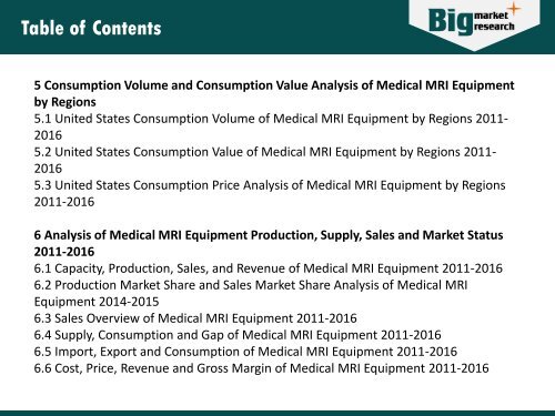 Research Report on United States Medical MRI Equipment Industry - Size, Share, Trends, Demand, Opportunities and Forecast 2016