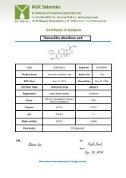 Certificate of Analysis-Temocillin disodium salt