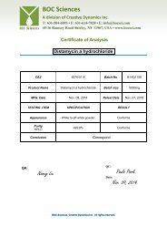 Certificate of Analysis-Distamycin A hydrochloride 6576-51-8 B14Q1108