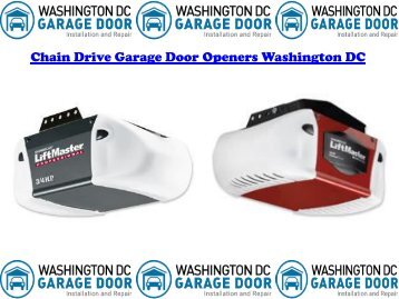 Chain Drive Garage Door Openers Washington DC