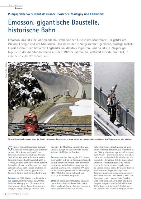 Magazin Naturfreund - Naturfreunde Schweiz