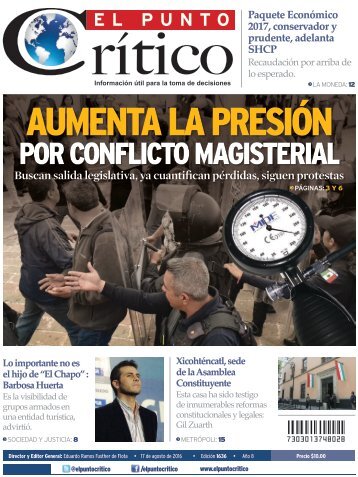 AUMENTA LA PRESIÓN