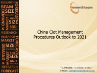 China Clot Management Devices Industry Trends