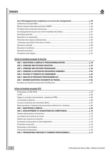 de formation