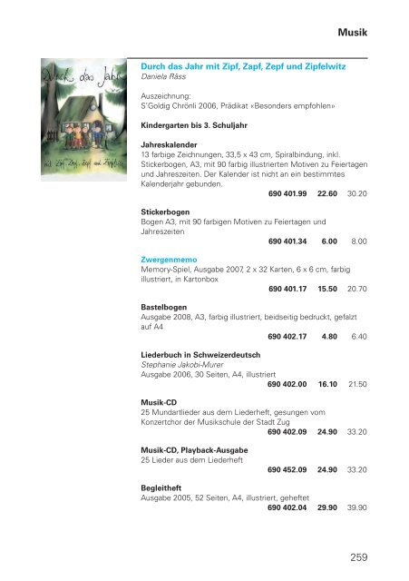 Gesamtkatalog 2012 - Lehrmittelverlag Zuerich