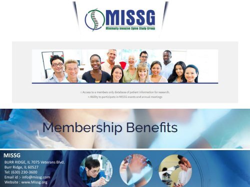 Membership Benefits - MISSG.org