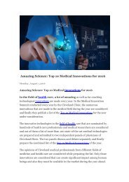 Top Medical Innovations At Healthcare 2016