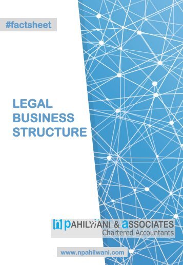 Legal Business Structure -Factsheet -N Pahilwani & Associates