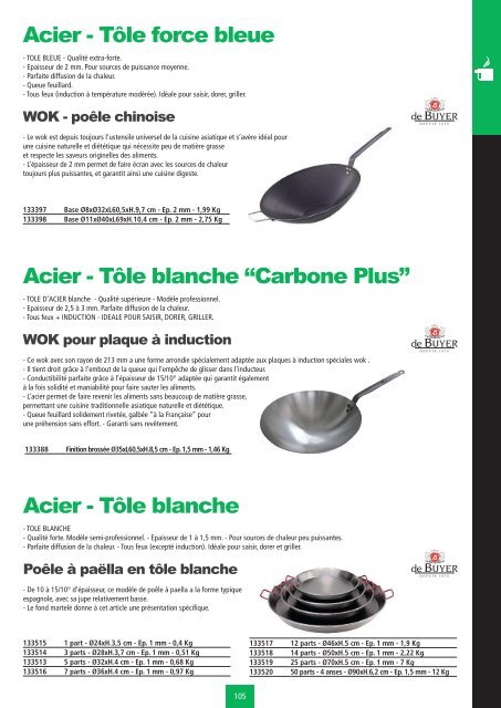 Art de la table - Ustensiles de cuisine