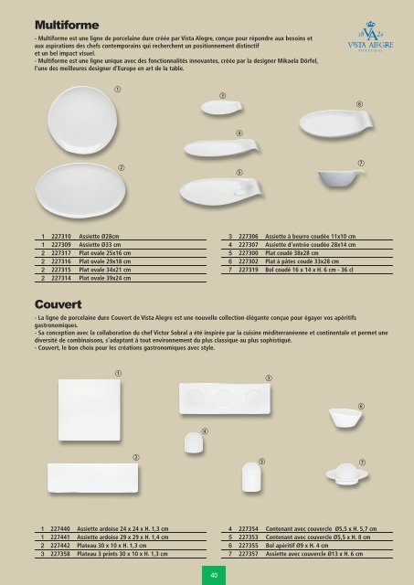 Art de la table - Ustensiles de cuisine