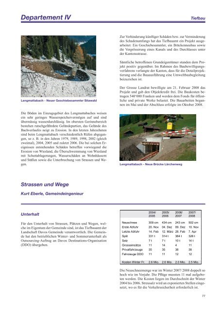 Departement I - Gemeinde Davos