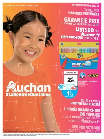 Auchan 2016 17 aout