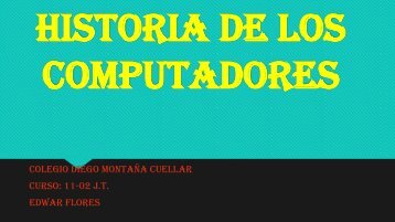 Historia de los computadores