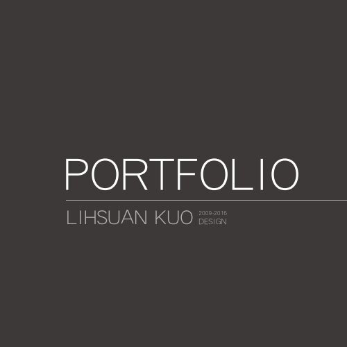 Lihsuan kuo Design