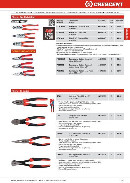 ATG Hand Tools Catalogue 2016