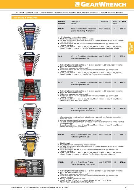 ATG Hand Tools Catalogue 2016