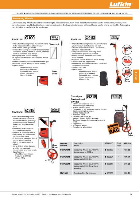 ATG Hand Tools Catalogue 2016