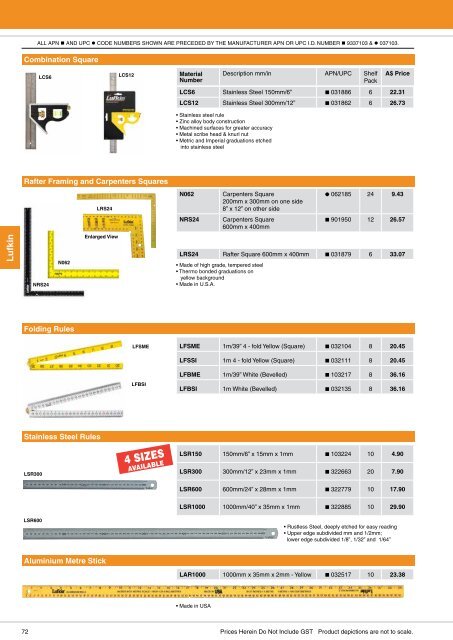 ATG Hand Tools Catalogue 2016