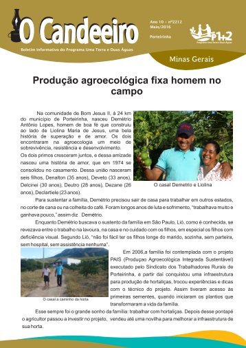 PRODU??O AGROECOL?GICA FIXA HOMEM NO CAMPO