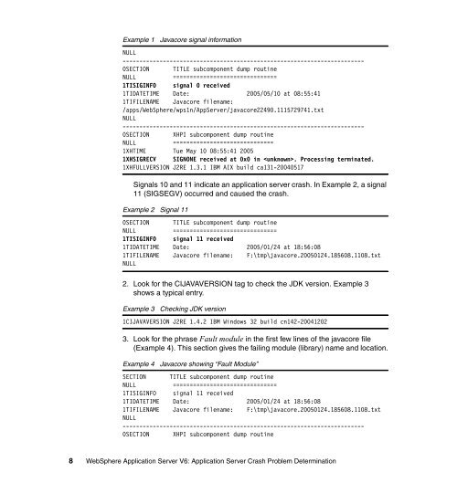 Application Server Crash Problem Determination - IBM Redbooks